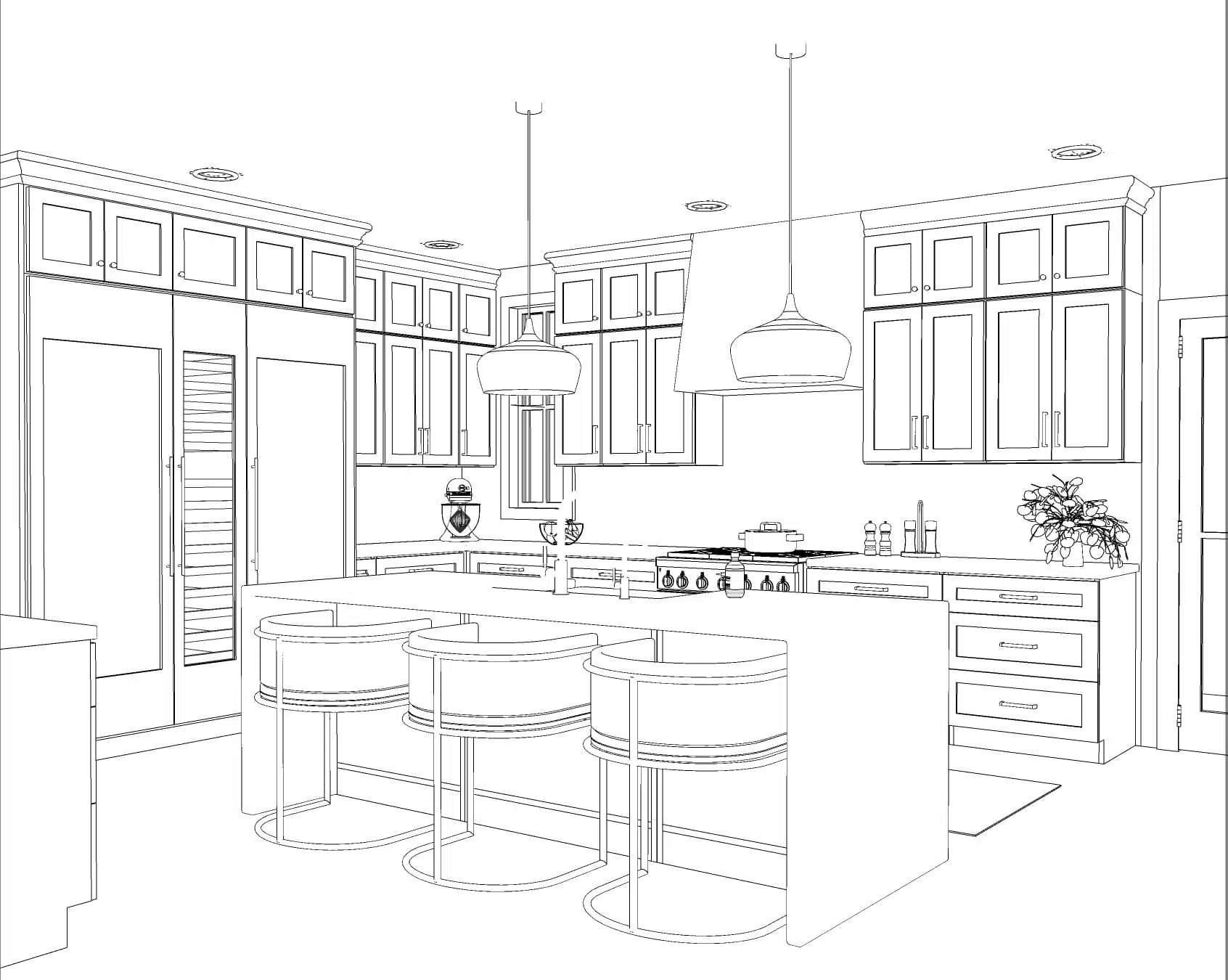 Kitchen render